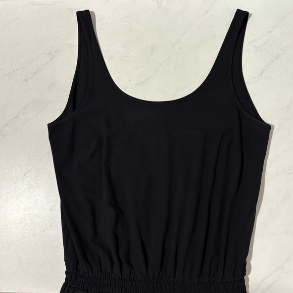 Athleta Roaming Black Sleeveless Jumpsuit Size 8 - Picture 4 of 6